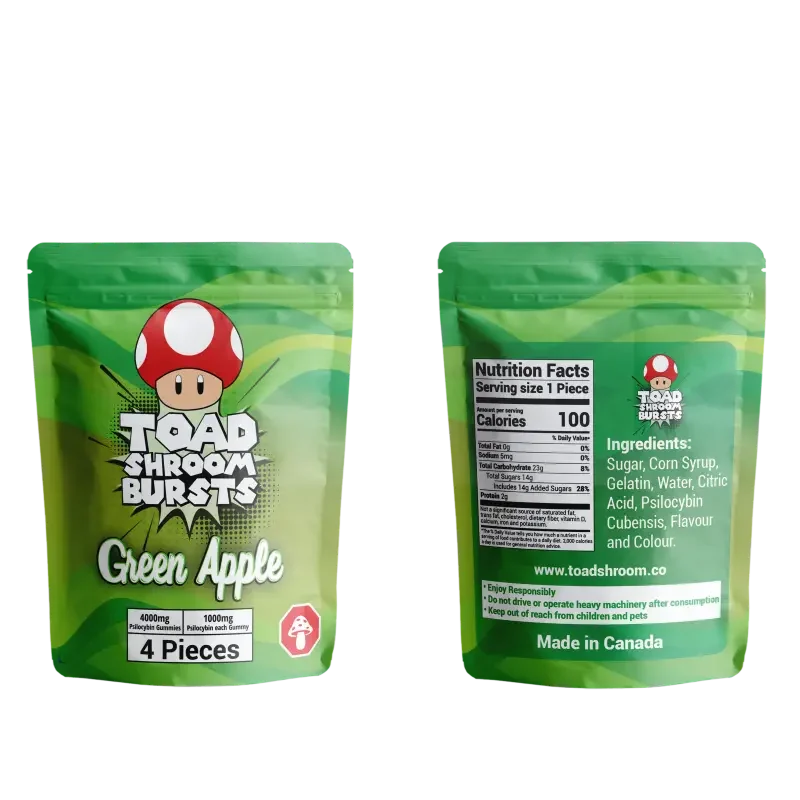 Toad Shroom Gummies - Green Apple